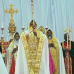 Mathews Mar Pachomios Blessing with the staff