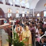Cardinal Cleemis at Chandanapally St. George Pilgrim Catholic Church