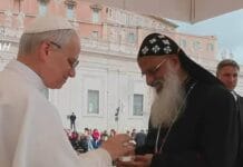 Foundational Stone of St Benedict Malankara Catholic Church, Konnithazham, Blessed by the Holy Father Pope Leo XIV