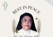 Sister Felicita of the Bethany Sisters of the Imitation of Christ Passes Away