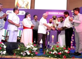 St Mary’s School, Pattom, Hosts the Unveiling of the Hockey Junior World Cup Trophy