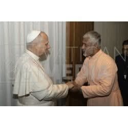 Rev. Dr. Geevarghese Kuttiyil OIC Meets His Holiness Pope Leo XIV During the Global Gathering of Superiors General in Rome